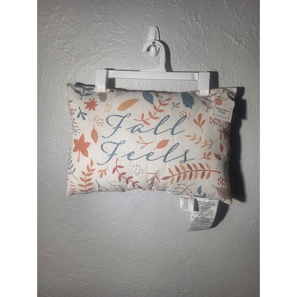 Perfect Harvest Fall foliage Decorative Pillow Fall Feels Throw Pillow